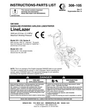 Graco LineLazer GM 5000 Instructions-Parts List Manual