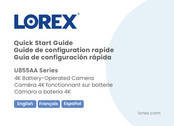 Lorex U855AA Series Quick Start Manual