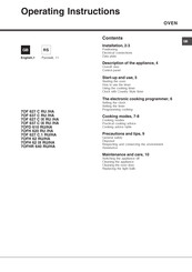Ariston 7OF 627 C RU/HA Operating Instructions Manual