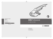Bosch Professional GWS 21-230 H Original Instructions Manual