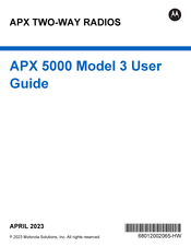 Motorola APX 5000 3 User Manual