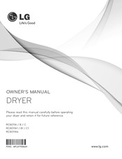 LG RC8011A6 Owner's Manual