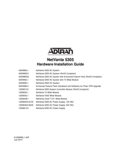 ADTRAN 1200841G1 Hardware Installation Manual