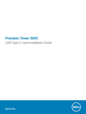 Dell Precision Tower 3630 Installation Manual