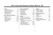 GMC Express 2011 Owner's Manual
