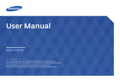 Samsung QM85D-BR User Manual