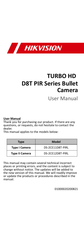 HIKVISION TURBO HD D8T PIR Series User Manual