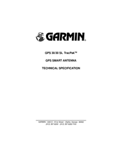Garmin TracPak GPS 30/30 SL Manual