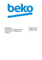 Beko RDM 6106 Manual