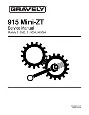 Gravely MINI-ZT 915064 Service Manual