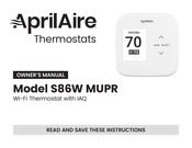 Aprilaire S86W MUPR Owner's Manual