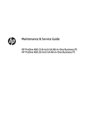 HP ProOne 400 23.8-inch G4 All-in-One Business PC Maintenance & Service Manual