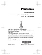Panasonic KX-TGFA97 Installation Manual