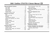 Cadillac CTC-V 2005 Owner's Manual
