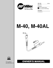 Miller Electric MIGmatic M-40 Owner's Manual
