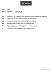 Miele PFD 401 Operating Instructions Manual