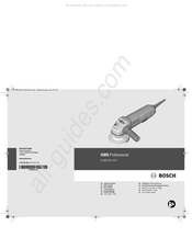Bosch Professional GWS 8-100Z Original Instructions Manual