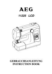 Aeg 11225 LCD Instruction Book