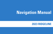 Honda RIDGELINE 2023 Navigation Manual