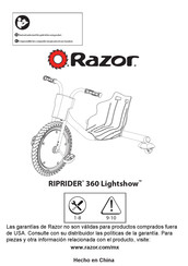 Razor RIPRIDER 360 Lightshow Manual