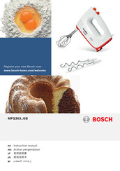 Bosch MFQ36300GB Instruction Manual