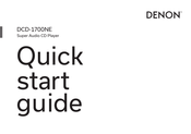 Denon DCD-1700NE Quick Start Manual