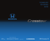 Honda 2014 Crosstour EX Technology Reference Manual