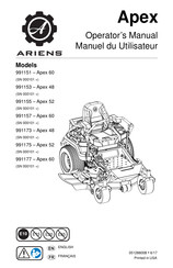 Ariens Apex 60 Owner's Manual