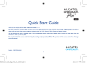 Alcatel I211 Quick Start Manual