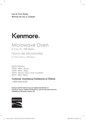 Kenmore 70729 Use & Care Manual