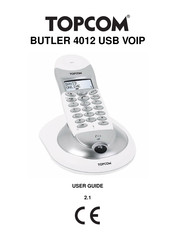 Topcom BUTLER 4012 USB VOIP User Manual