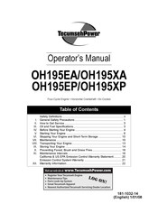 TecumsehPower OH195XA Operator's Manual
