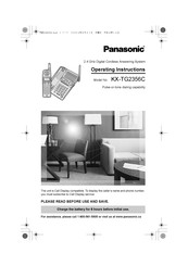 Panasonic KX-TG2356C Operating Instructions Manual
