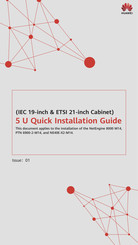 Huawei NetEngine 8000 M14 Quick Installation Manual