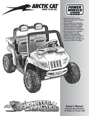 Fisher-Price POWER WHEELS ARCTIC CAT L2170 Owner's Manual