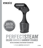 HoMedics PERFECTSTEAM PS-HH50 Instruction Manual And  Warranty Information