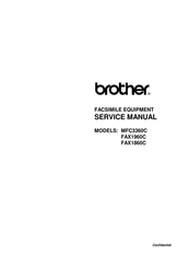 Brother FAX-1860C Service Manual