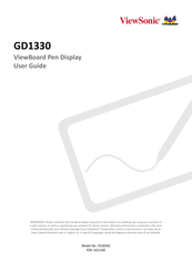 Viewsonic ViewBoard GD1330 User Manual