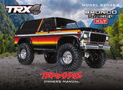 Traxxas TRX4 BRONCO RANGER XLT 82046-4 Owner's Manual