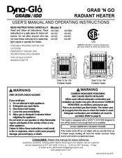 Dyna-Glo GRAB 'N GO HA18O User's Manual And Operating Instructions