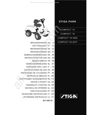 Stiga PARK COMPACT 16 4WD Instructions For Use Manual