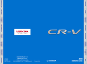 Honda CR-V 2018 Owner's Manual