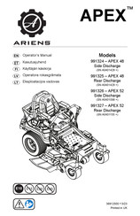 Ariens Apex 52 Operator's Manual