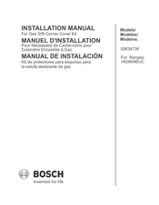 Bosch 00634736 Installation Instructions Manual