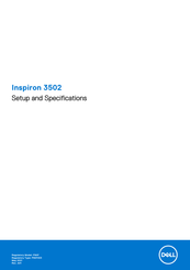 Dell Inspiron 3502 Setup And Specifications