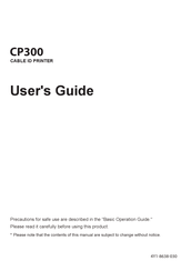 Canon CP-300 User Manual