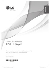 LG DV-K6580PM Owner's Manual