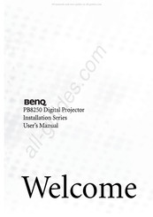 BenQ Installation Series PB8250 User Manual