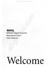 BenQ MP620P-XGA User Manual