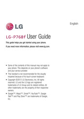 LG LG-P768f User Manual